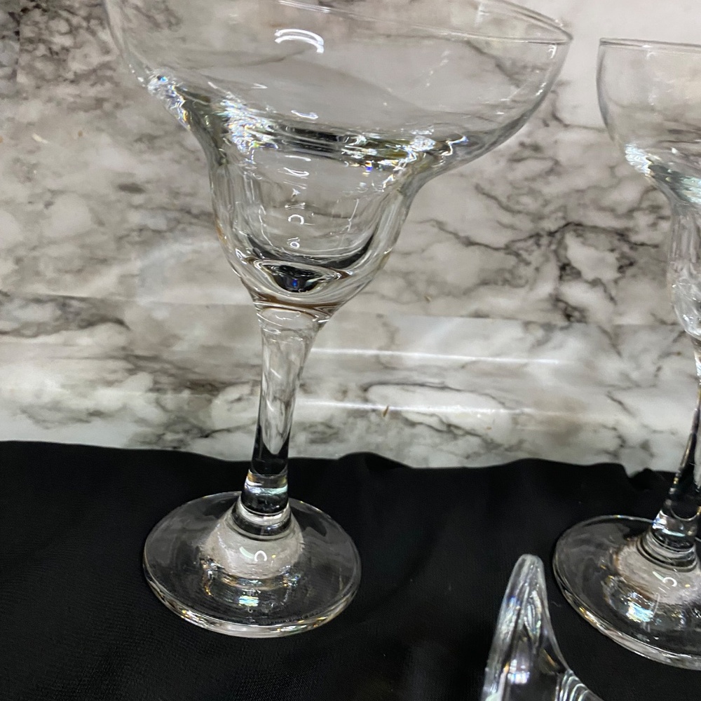 * Princess House Heritage Margarita Glass  Set Of 4 party set - Picture 5 of 5
